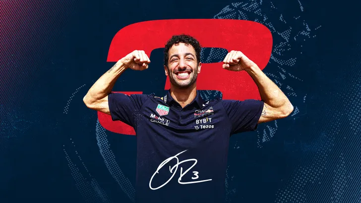 Zoveel verdient Daniel Ricciardo met bankhangen bij Red Bull
