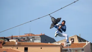 Een van de vele bizarre Spaanse tradities