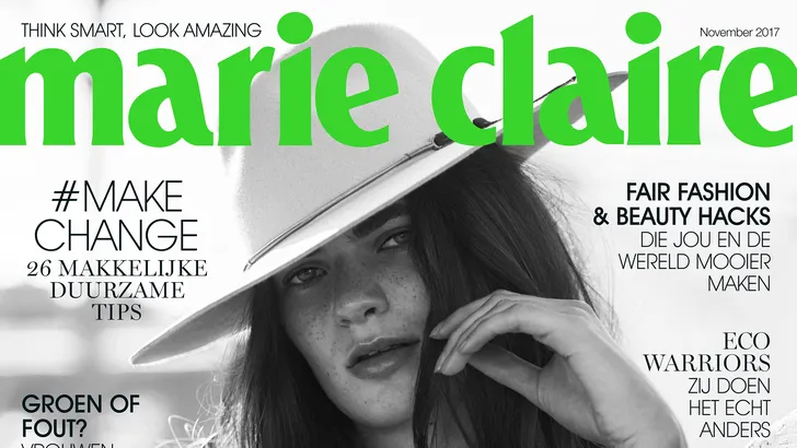The Green Issue van Marie Claire ligt NU in de winkel!