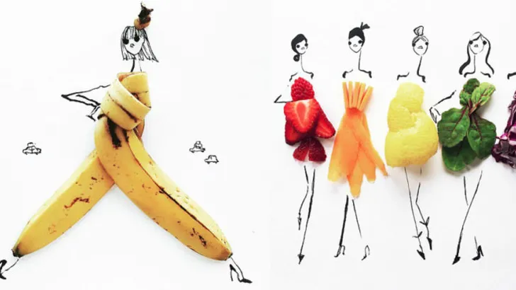 Deze designer maakt de mooiste creaties van groente en fruit