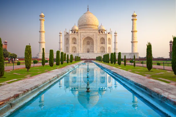 De Taj Mahal, waar de peperdure diamant z'n naam aan ontleent. 