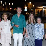 The Royal Family Dines Out In Mallorca