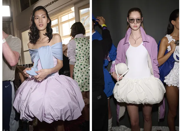 Links: Mithridate Spring/Summer 2026 | Rechts: Kent & Curwen | Beeld: Catwalkpix