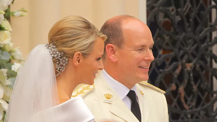 Prince Albert II of Monaco weds Charlene Wittstock in a religious ceremony at the Palace in MONACO