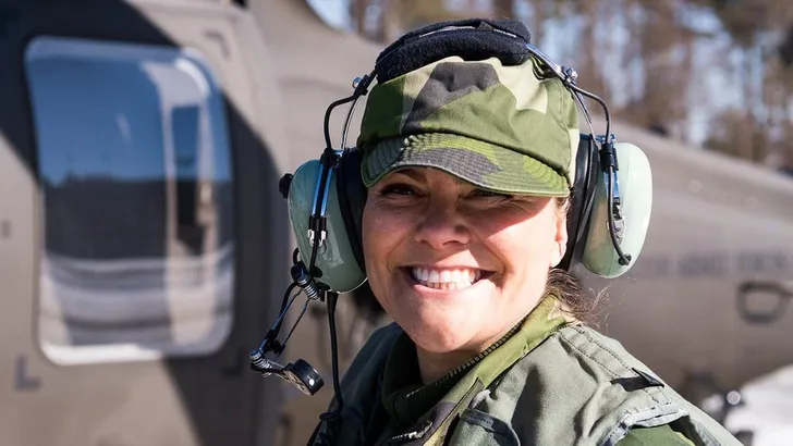 Huh, wat doet kroonprinses Victoria op kistjes?