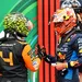 Lando Norris van McLaren en Max Verstappen van Red Bull