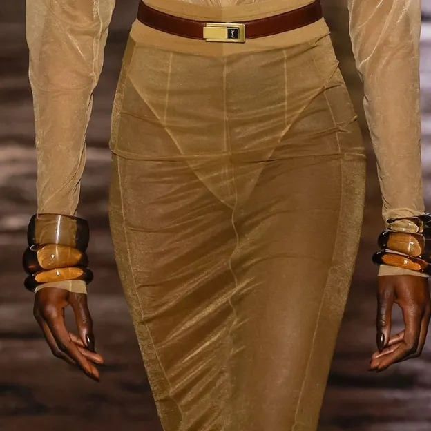 Saint Laurent herfst/winter-collectie 2024 (Beeld: NL Beeld)