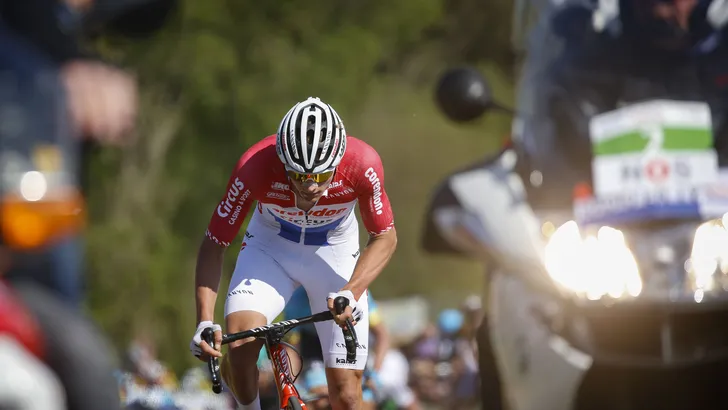 Mathieu van der Poel fietst dit seizoen met bijzondere schoenen