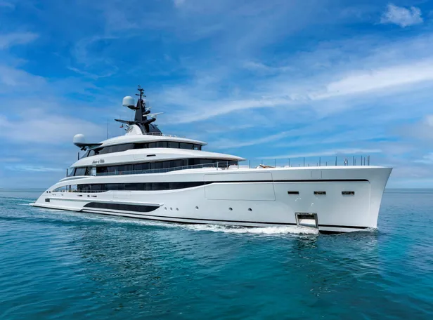 Superjacht Amor à Vida. Beeld: CRN. 