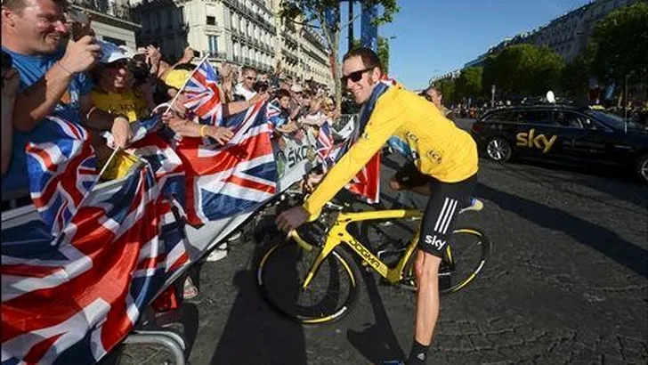 Britten pakken de fiets door successen Wiggins