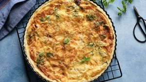 Bloemkoolquiche met kaas
