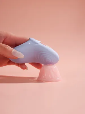 Echo 2 vinger-vibrator in Blue Sky
