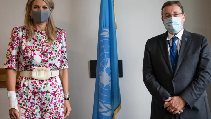 Máxima bloeit op in New York