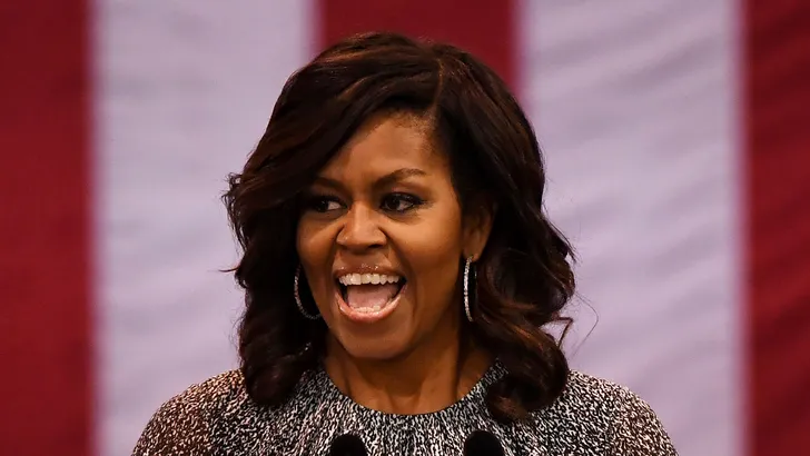 Zo zag je Michelle Obama nog nooit