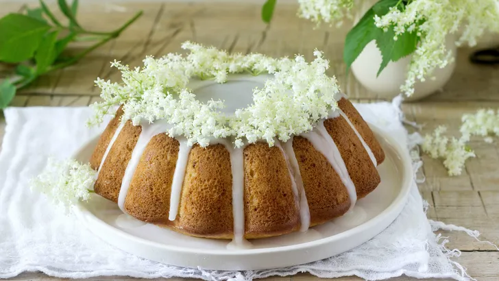 Vlierbloesemcake
