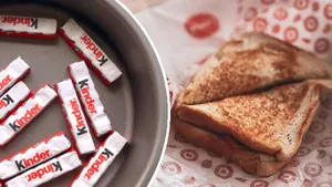 Kinder chocolade tosti