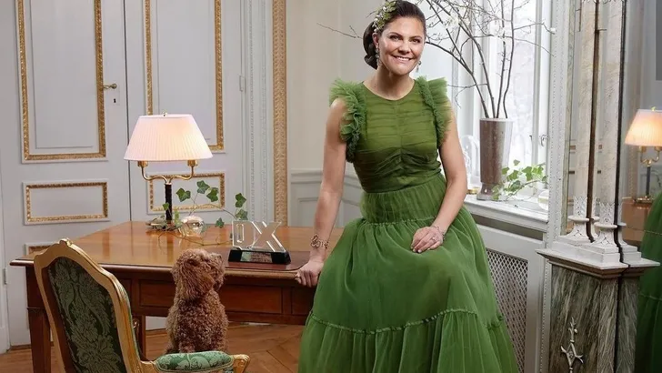 Nog even over kroonprinses Victoria en haar beeldige groene wolk