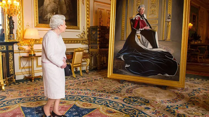 Wat vindt de Queen van haar nieuwe portret?