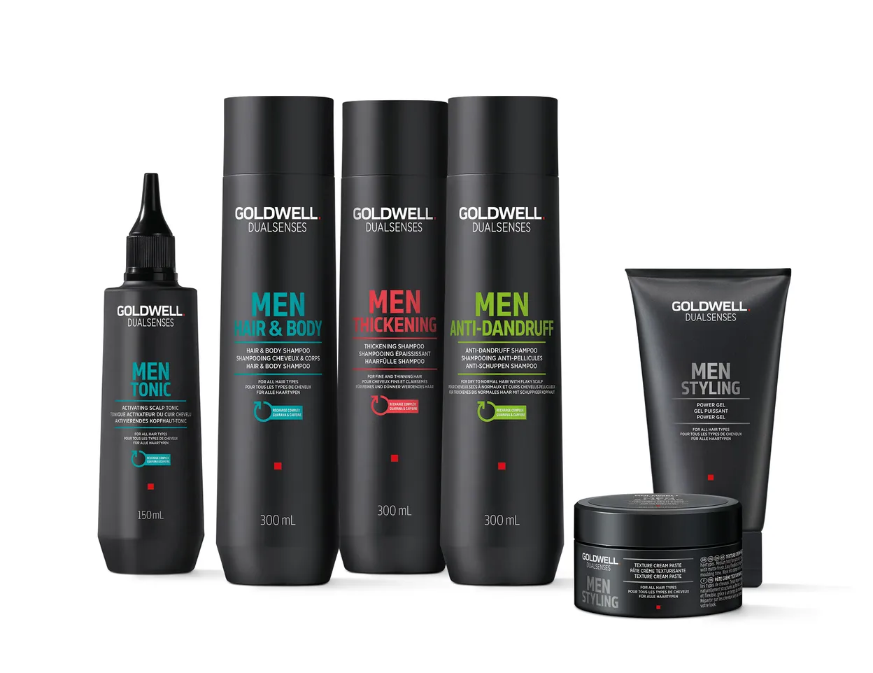 Het Dualsenses Men-assortiment van Goldwell 