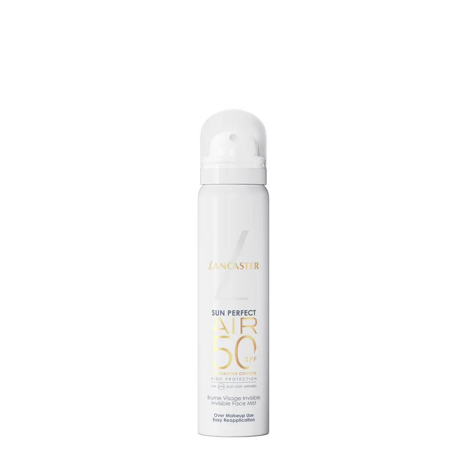 Sun perfect air invisible face mist SPF 50 €49 (75 ml) Lancaster