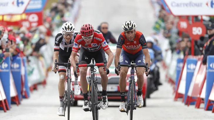 Vuelta a España: Chris Froome nog steviger in het rood; Wilco Kelderman heeft podium in zicht