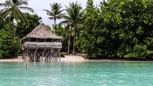 Foto van Kiribati eiland. – Bijna vergeten landen die het ontdekken waard zijn