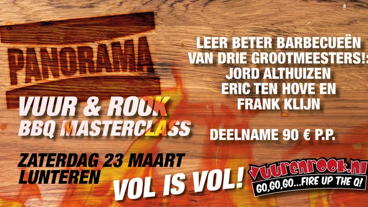 Panorama Vuur & Rook BBQ Masterclass