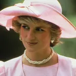 Diana in het roze