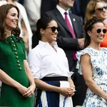 Catherine, Herzogin von Cambridge, Meghan, Herzogin von Sussex und Pippa Matthews besuchen das Damen-Finale beim Tennisturnier in Wimbledon.