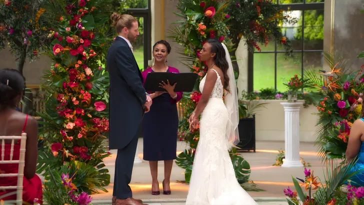Benaiah and Nicole in love is blind geven elkaar het jawoord