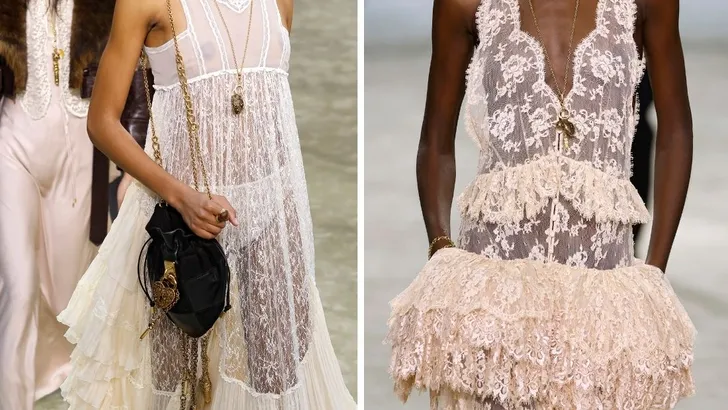 Chloé Ready to Wear Fall/Winter Collectie 2025 - kant