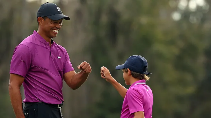 Tiger en zoon