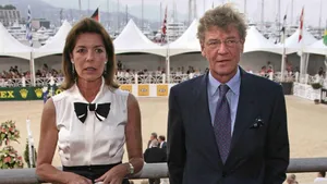 Prins Ernst August samen met prinses Caroline van Monaco
