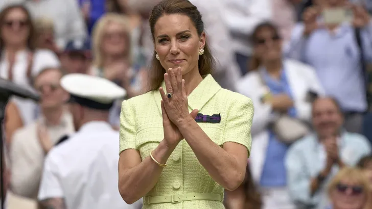 Kate Middleton Attends Wimbledon Ladies Tennis Finals