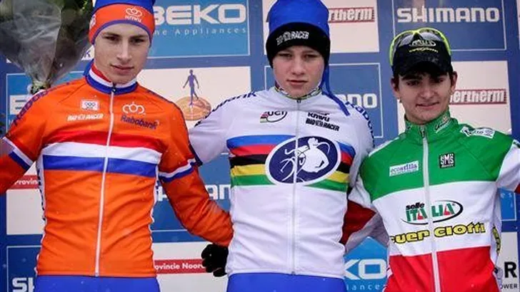 Junior Van der Poel wint ook in Hoogerheide