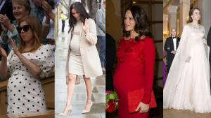 Zwangere royals en hun baby bump