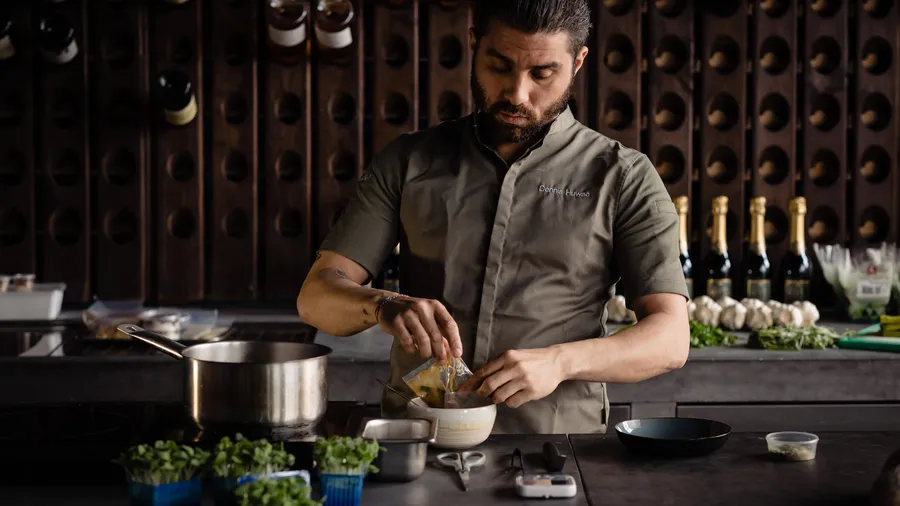 Chef-kok Dennis Huwaë