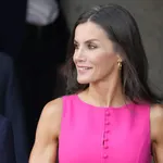 Queen Letizia and First Ladies and Gentleman visit Royal Theatre