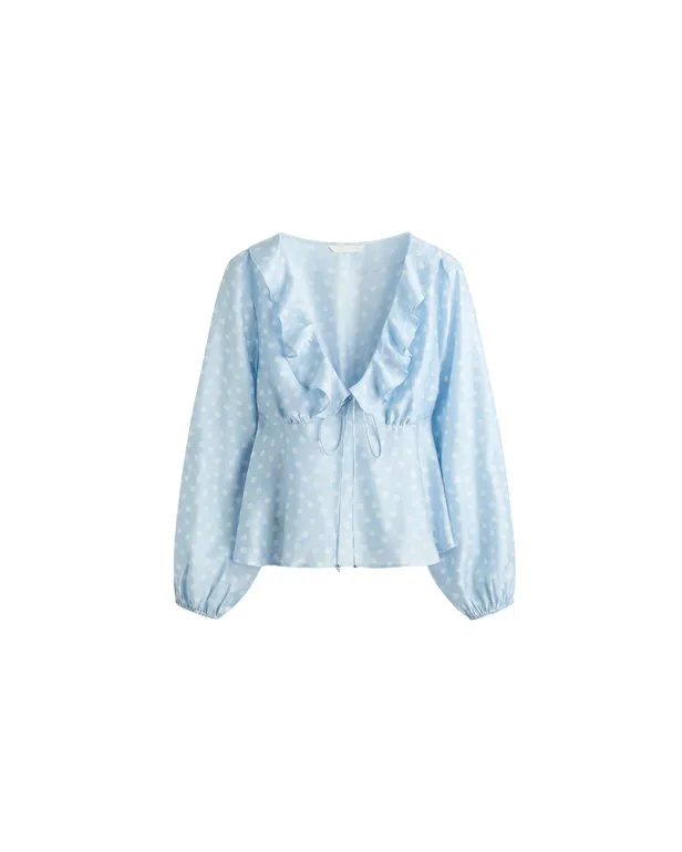 Blouse met volant