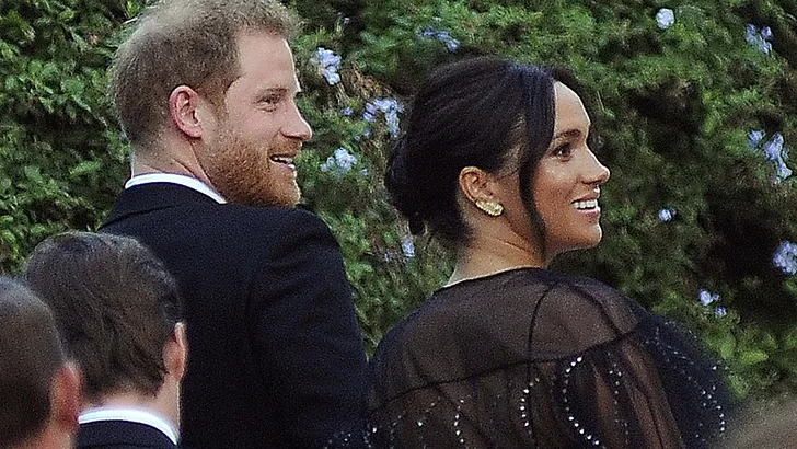 Meghan en Harry in Rome voor bruiloft 