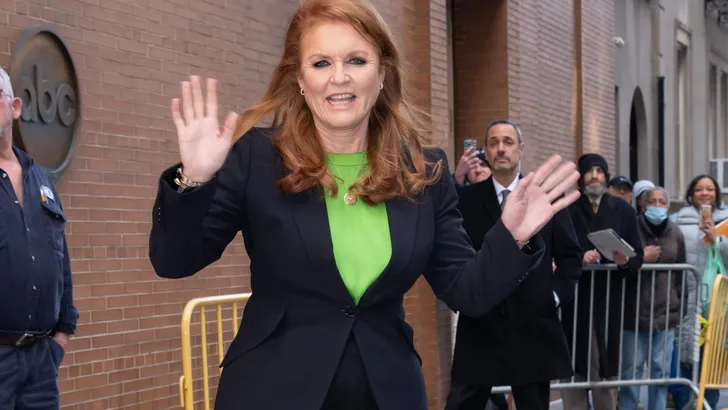 Sarah Ferguson arrives at The View show in New York City