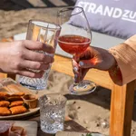 Vaderdagweekend eten proosten StrandZuid
