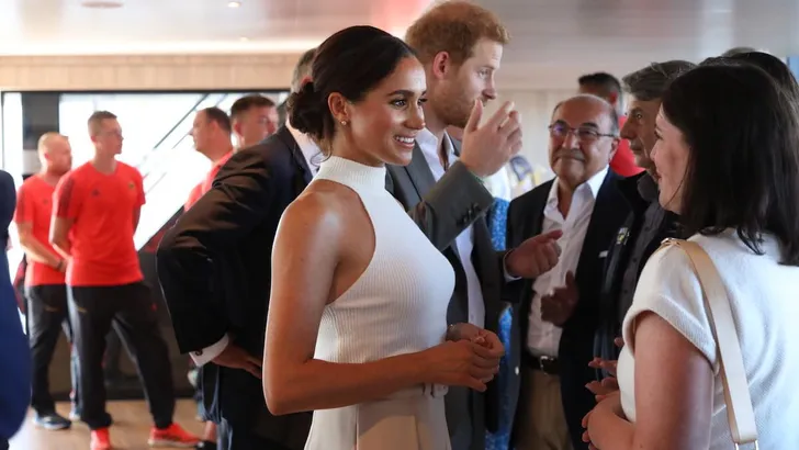 Prince Harry and Meghan in Düsseldorf