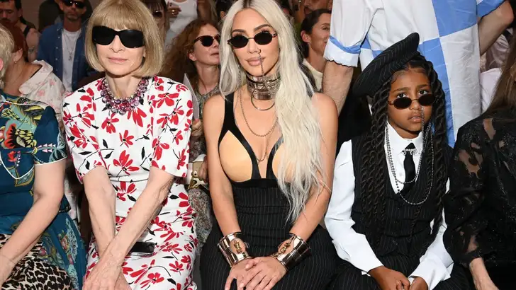 Kim Kardashian en North West: fashionista's te Parijs