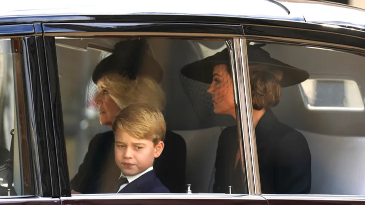 Britse royals in de auto