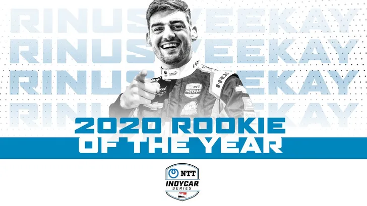 Rinus VeeKay is Indycar Rookie of the Year