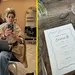 Vrouw in kappersstoel en menukaart - Grazia's Diary