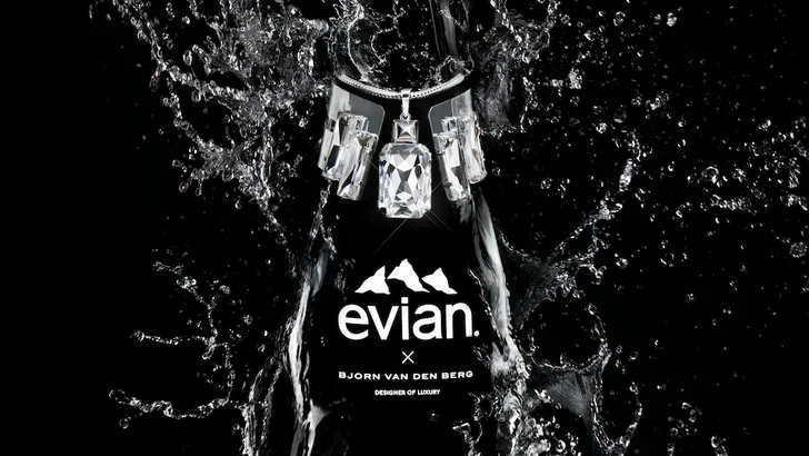 WIN: Evian x Bjorn van den Berg fles van €495