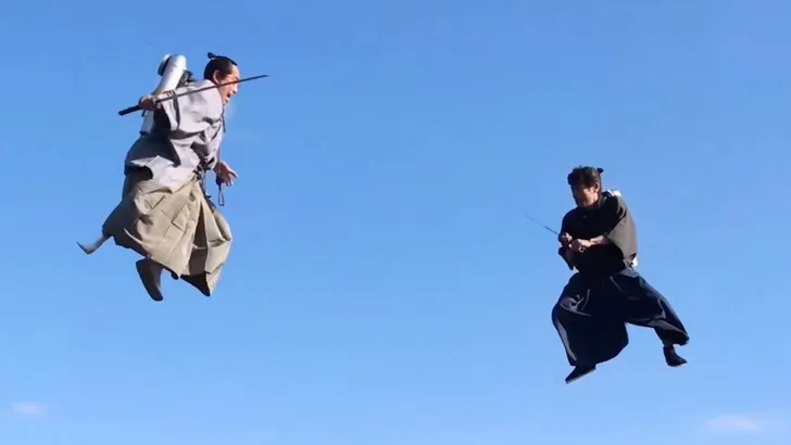 samurai jetpack katana