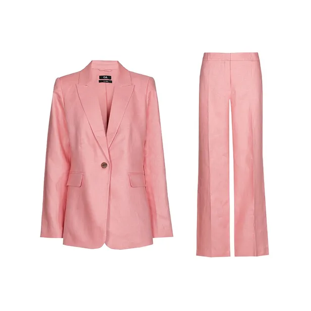 Linnen pak van C&A | Blazer €49,99, broek €49,99